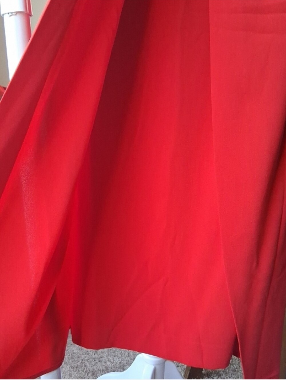 ANTONIO MELANI x Elizabeth Damrich Red Strapless Draped Evening Dress 12 - Picture 9 of 11